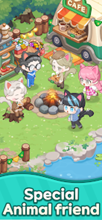 Merge Cat Cafe: Deco screenshot