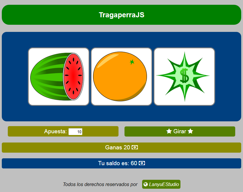 Games like JSlot Machine / TragaperraJS