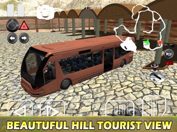 Hill Bus Tourist Game 3D screenshot