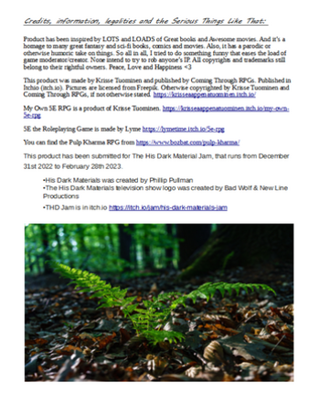 Random tables for the RPG table Image