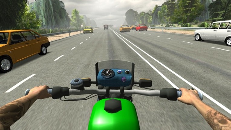 Russian Moto Traffic Rider 3D screenshot