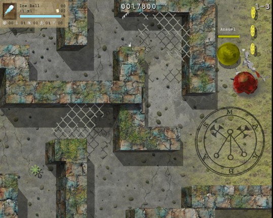 Spheres of Evil v0.7 (Demo) - Top-down action/RPG/puzzle/casual maze game screenshot