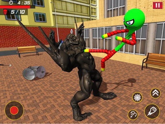 Stickman Super Rope Hero Games screenshot