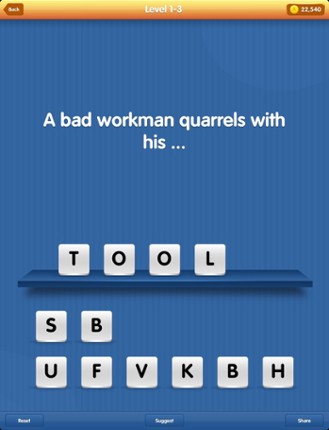 Complete Proverb - Great Challenge for your Brain and Erudition. Fascinating intellectual game screenshot