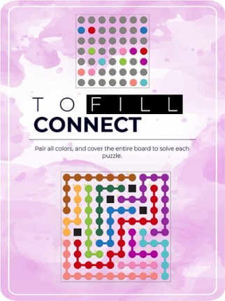 Dots Connect To Fill Image