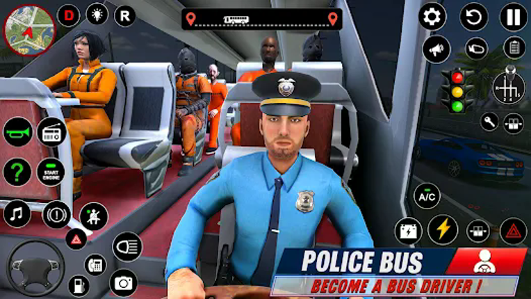 Police Bus Simulator Bus Games Image