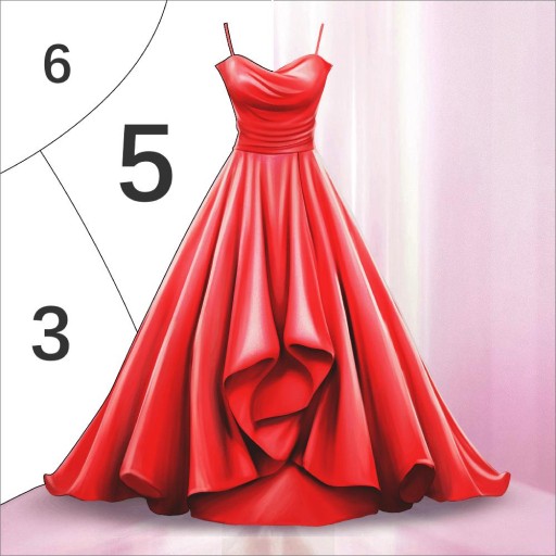 Games like Gown Color by Number Book