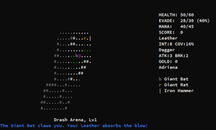 Mount Drash Roguelike screenshot