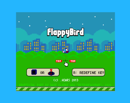 Flappy Bird - ZX Spectrum Next - in BASIC Image