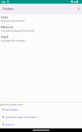 Open Sudoku screenshot