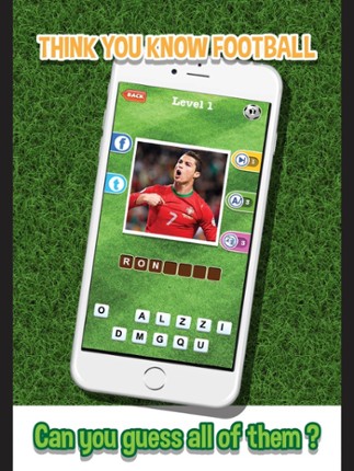 Guess who's the football players quiz app - Top footballer stars trivia game for real soccer fan Image