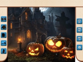 Halloween Hidden Object Puzzle Image