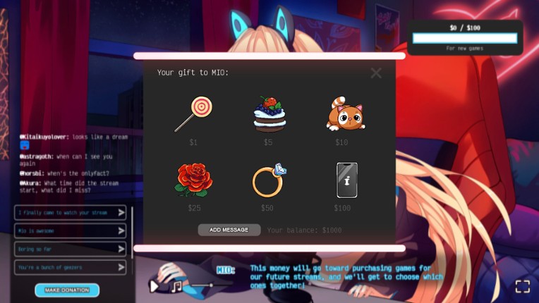 I Hate My Waifu Streamer screenshot