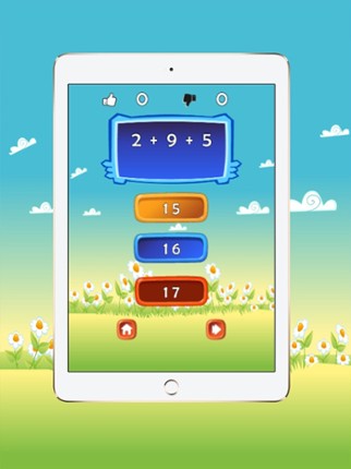 Math practice : 3 number addition Image