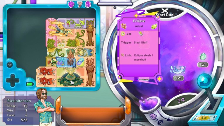 NEODUEL: Backpack Monsters screenshot