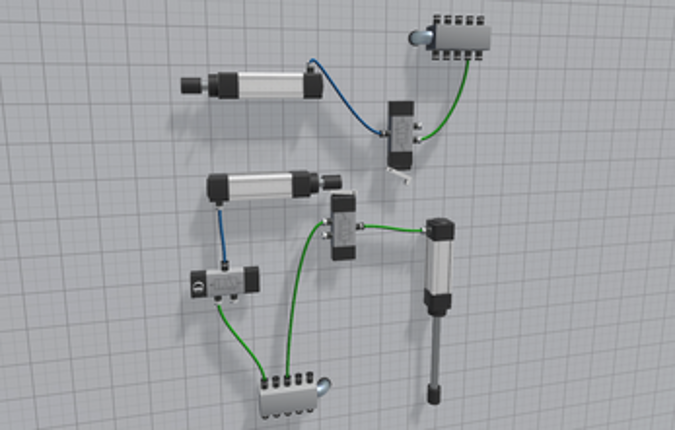 PNEUMASIM - Didactic Pneumatic Simulator Image