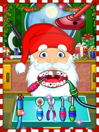 Santa Christmas Dentist Doctor Image