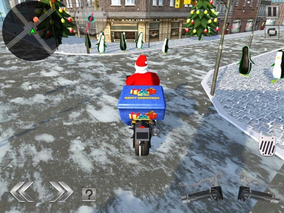 Santa Moto Bike Rider screenshot