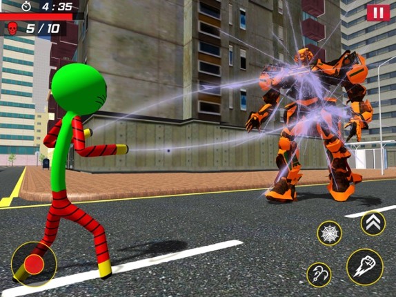 Stickman Super Rope Hero Games screenshot