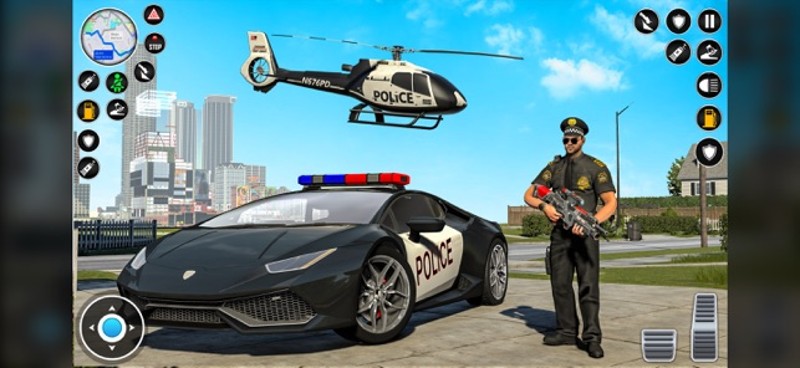 US Police Moto Bike Car Chase screenshot