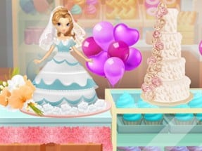 Wedding Doll Cake Cooking Image