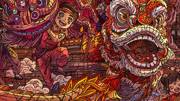 100 Lunar Cats Image