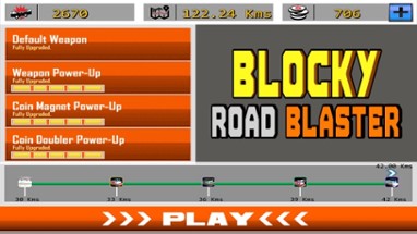 Blocky Road Blaster - 3D ( Fun Race &amp; Shoot Game ) Image