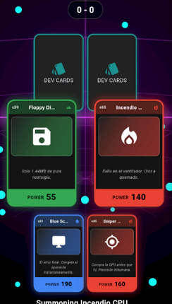 DEV CARDS screenshot