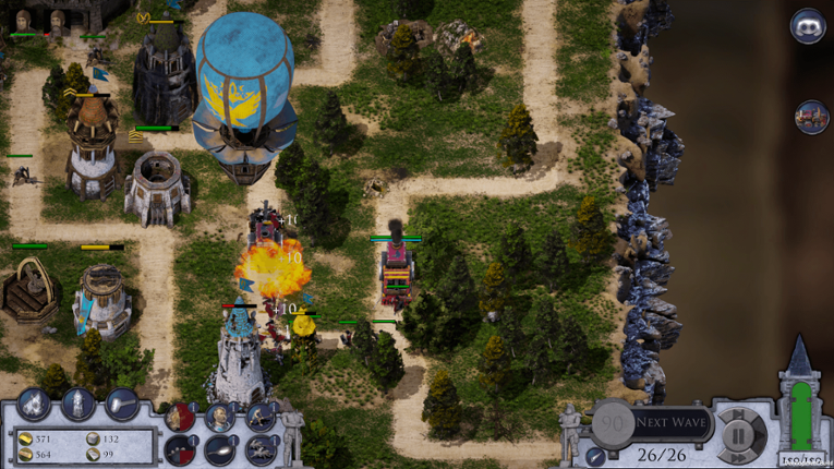 Empires in Ruins - The bastard child of 4X and Tower Defense screenshot