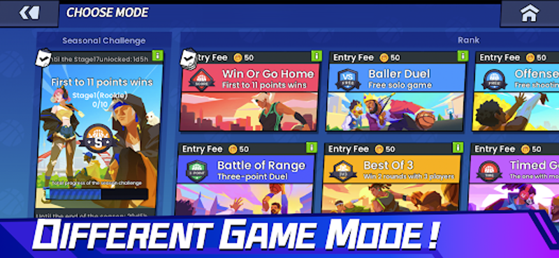 Basketball Duel:Online 1V1 screenshot