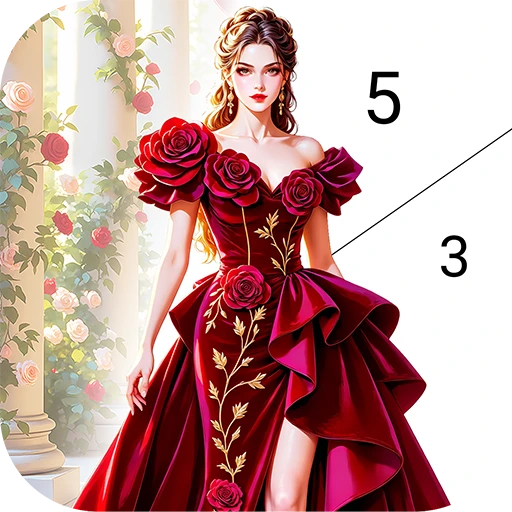 Games like Gown Dress Paint by Numbers