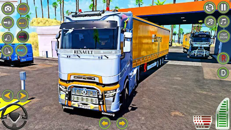 Cargo Truck City Truck Driving Image