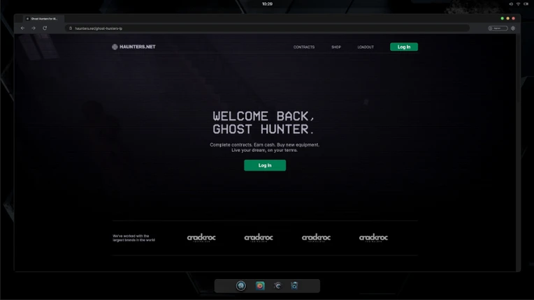 haunters.net screenshot