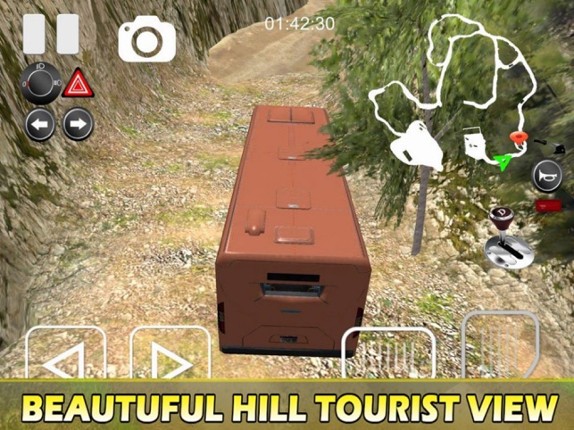 Hill Bus Tourist Game 3D screenshot