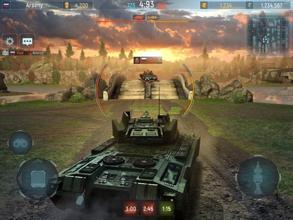 Modern Tanks: Military Battle screenshot
