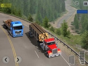 Offroad Cargo Truck Driving Image