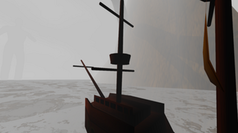Pirate ship in fog screenshot