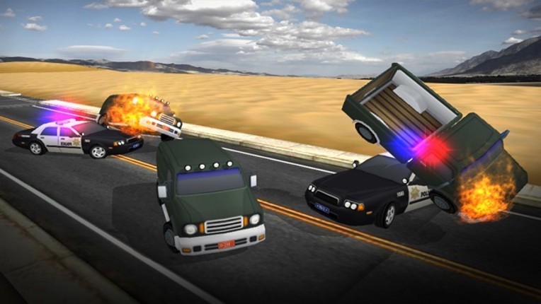 Police chase Car driving 3D simulator free Image