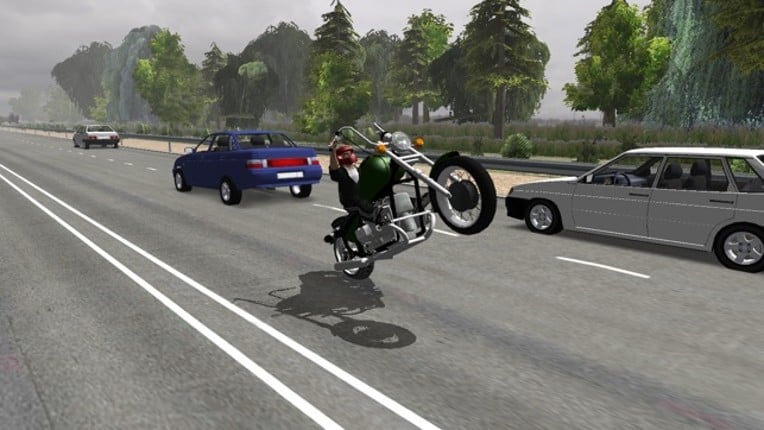 Russian Moto Traffic Rider 3D screenshot