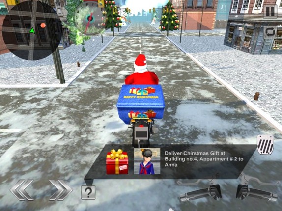 Santa Moto Bike Rider screenshot
