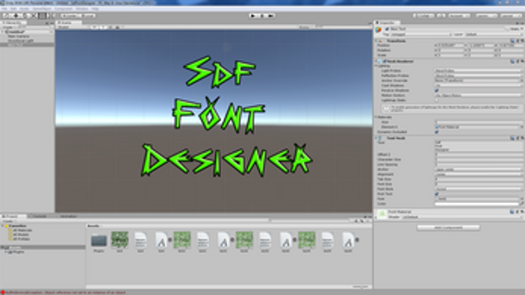 SdfFontDesigner v0.0.2485 screenshot