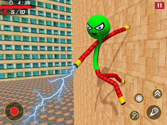Stickman Super Rope Hero Games screenshot