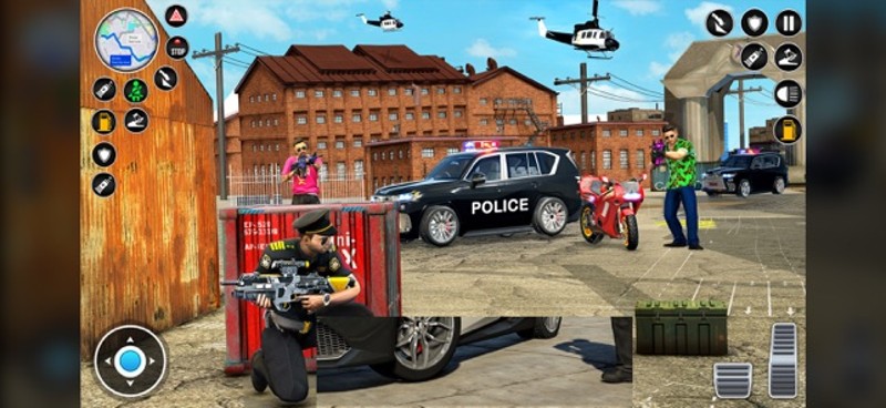 US Police Moto Bike Car Chase screenshot