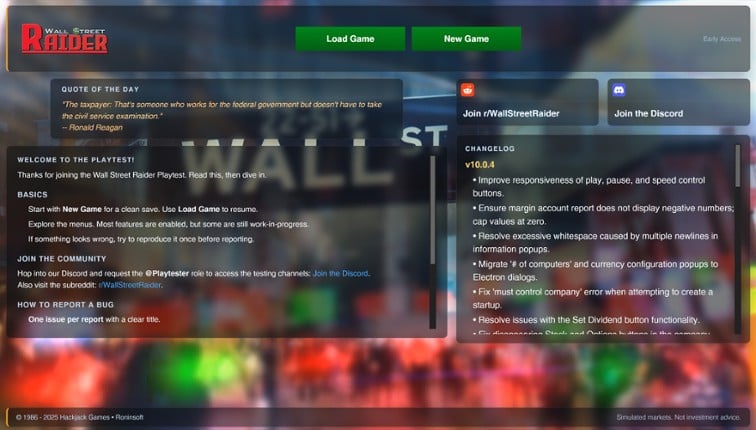 Wall Street Raider screenshot