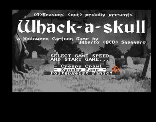 WHACK-A-SKULL for Commodore AMIGA 500 Image