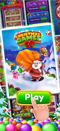 Christmas Games - Bubble Pop screenshot