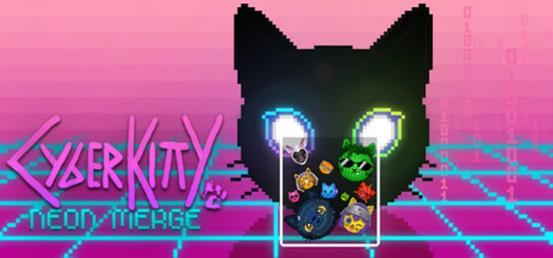 CyberKitty: Neon Merge Image