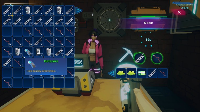 Cyberpunk Crafter screenshot