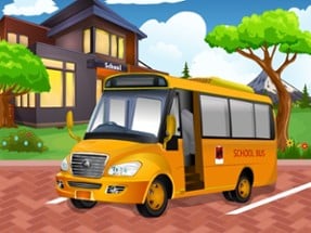 Escape Locked School Bus Image