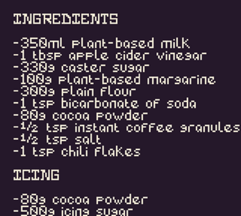 Game Boy Vegan Halloween Cookbook 2022 Image